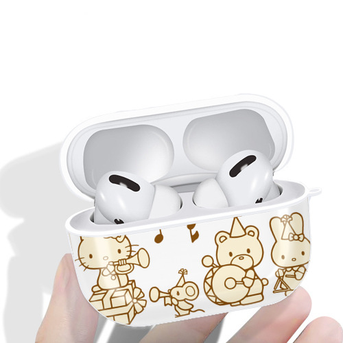 Hello Kitty ハローキティ 【AirPods Pro用】ハードシェル保護ケース 耐衝撃・防指紋・カラビナ付き商品仕様