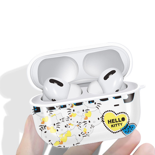 Hello Kitty ハローキティ 【AirPods Pro用】ハードシェル保護ケース 耐衝撃・防指紋・カラビナ付き商品仕様