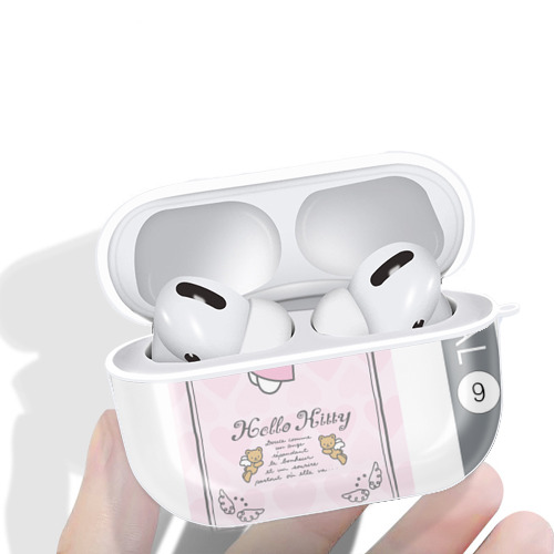 Hello Kitty ハローキティ 【AirPods Pro用】ハードシェル保護ケース 耐衝撃・防指紋・カラビナ付き商品仕様