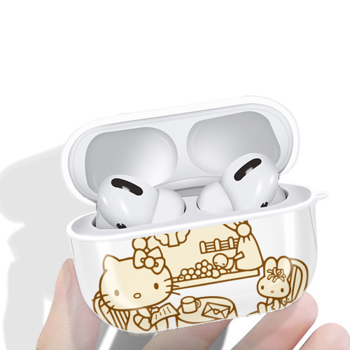 Hello Kitty ハローキティ 【AirPods Pro用】ハードシェル保護ケース 耐衝撃・防指紋・カラビナ付き商品仕様