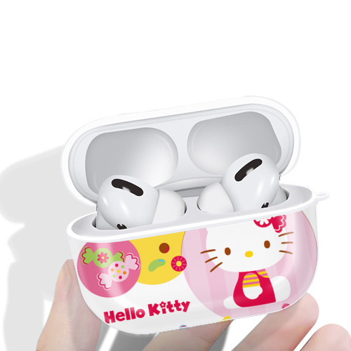 Hello Kitty ハローキティ 【AirPods Pro用】ハードシェル保護ケース 耐衝撃・防指紋・カラビナ付き商品仕様