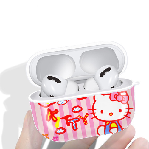Hello Kitty ハローキティ 【AirPods Pro用】ハードシェル保護ケース 耐衝撃・防指紋・カラビナ付き商品仕様