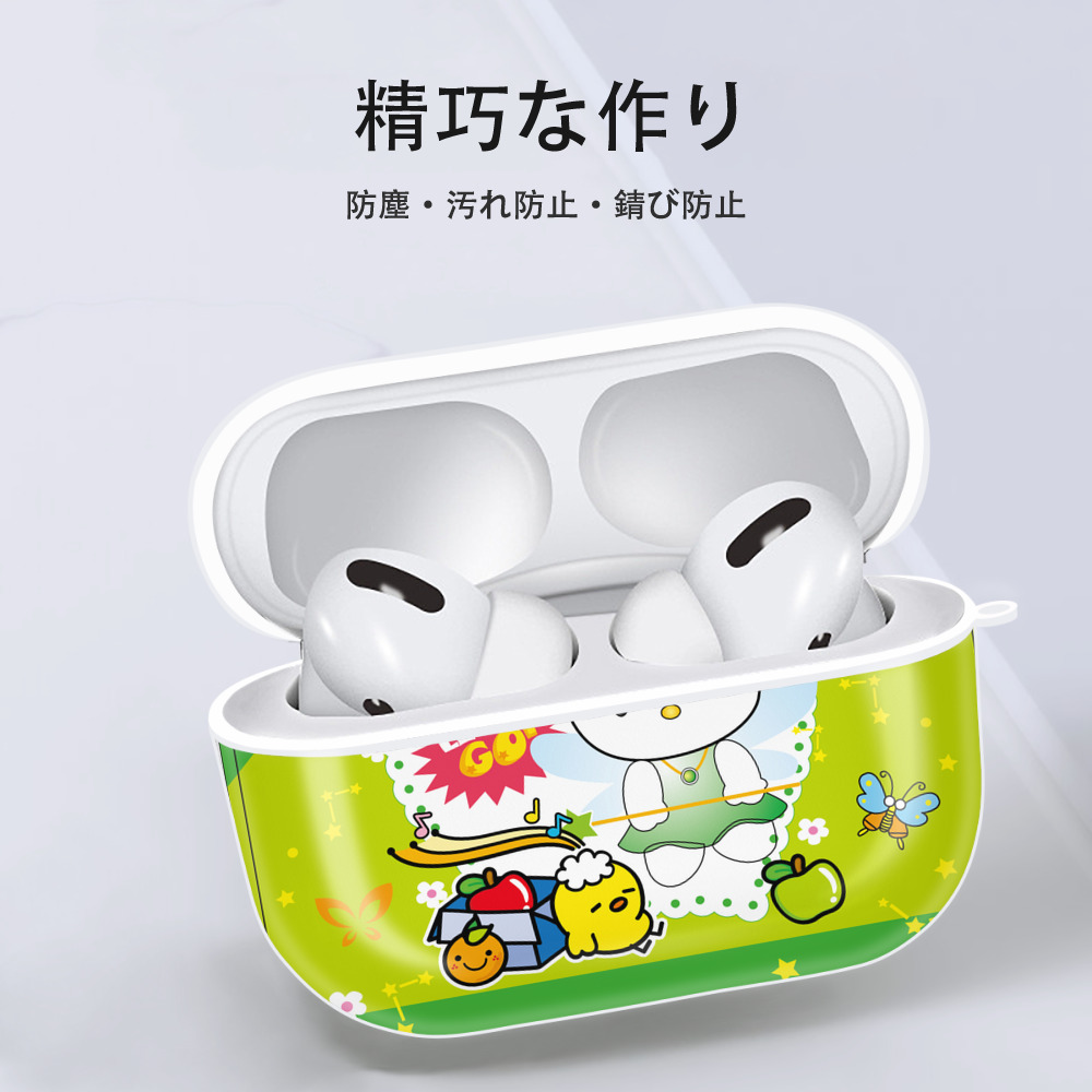Hello Kitty ハローキティ 【AirPods Pro用】ハードシェル保護ケース 耐衝撃・防指紋・カラビナ付き商品仕様