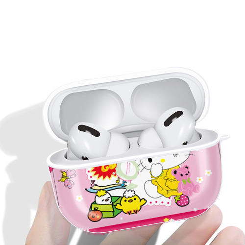 Hello Kitty ハローキティ 【AirPods Pro用】ハードシェル保護ケース 耐衝撃・防指紋・カラビナ付き商品仕様
