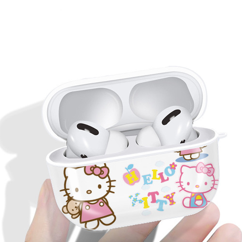 Hello Kitty ハローキティ 【AirPods Pro用】ハードシェル保護ケース 耐衝撃・防指紋・カラビナ付き商品仕様