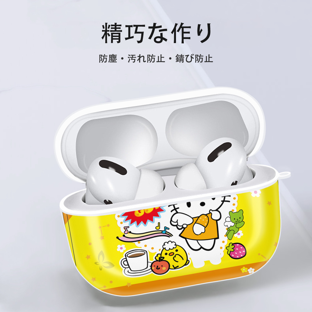 Hello Kitty ハローキティ 【AirPods Pro用】ハードシェル保護ケース 耐衝撃・防指紋・カラビナ付き商品仕様