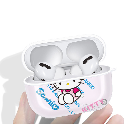 Hello Kitty ハローキティ 【AirPods Pro用】ハードシェル保護ケース 耐衝撃・防指紋・カラビナ付き商品仕様