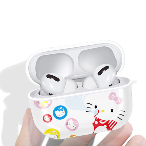 Hello Kitty ハローキティ 【AirPods Pro用】ハードシェル保護ケース 耐衝撃・防指紋・カラビナ付き商品仕様