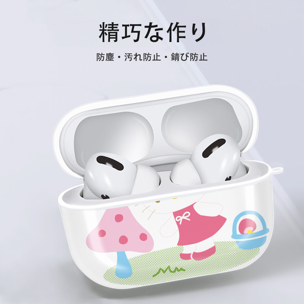 Hello Kitty ハローキティ 【AirPods Pro用】ハードシェル保護ケース 耐衝撃・防指紋・カラビナ付き商品仕様
