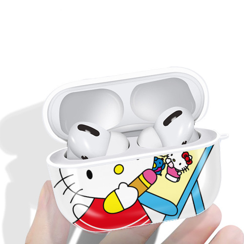 Hello Kitty ハローキティ 【AirPods Pro用】ハードシェル保護ケース 耐衝撃・防指紋・カラビナ付き商品仕様
