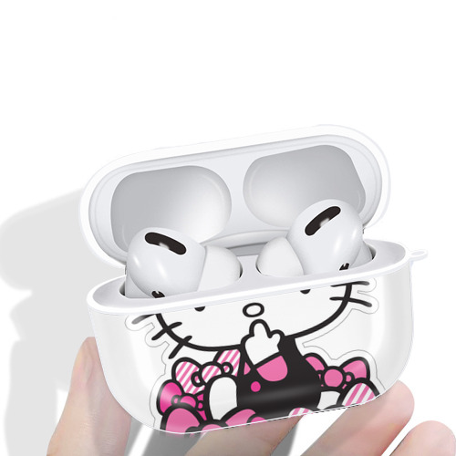 Hello Kitty ハローキティ 【AirPods Pro用】ハードシェル保護ケース 耐衝撃・防指紋・カラビナ付き商品仕様