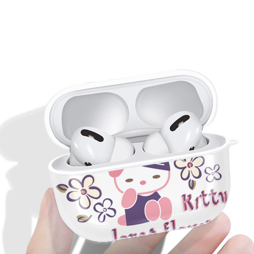 Hello Kitty ハローキティ 【AirPods Pro用】ハードシェル保護ケース 耐衝撃・防指紋・カラビナ付き商品仕様