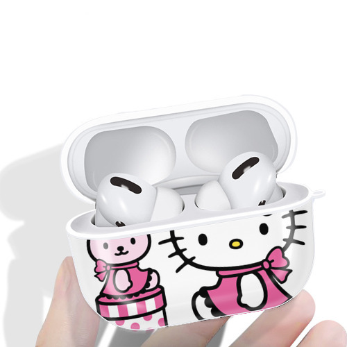 Hello Kitty ハローキティ 【AirPods Pro用】ハードシェル保護ケース 耐衝撃・防指紋・カラビナ付き商品仕様