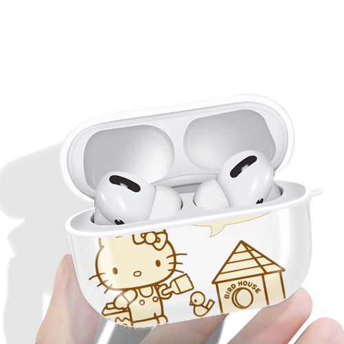 Hello Kitty ハローキティ 【AirPods Pro用】ハードシェル保護ケース 耐衝撃・防指紋・カラビナ付き商品仕様