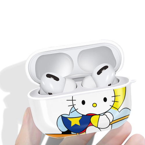 Hello Kitty ハローキティ 【AirPods Pro用】ハードシェル保護ケース 耐衝撃・防指紋・カラビナ付き商品仕様