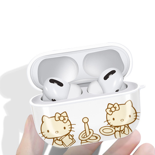 Hello Kitty ハローキティ 【AirPods Pro用】ハードシェル保護ケース 耐衝撃・防指紋・カラビナ付き商品仕様