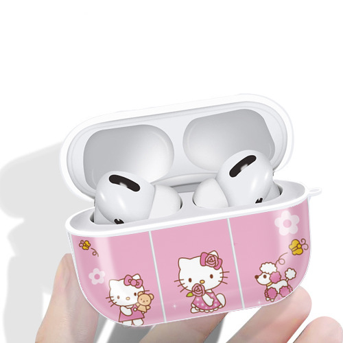 Hello Kitty ハローキティ 【AirPods Pro用】ハードシェル保護ケース 耐衝撃・防指紋・カラビナ付き商品仕様