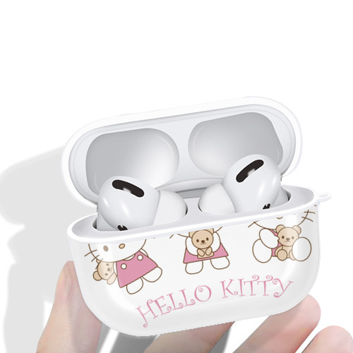 Hello Kitty ハローキティ 【AirPods Pro用】ハードシェル保護ケース 耐衝撃・防指紋・カラビナ付き商品仕様