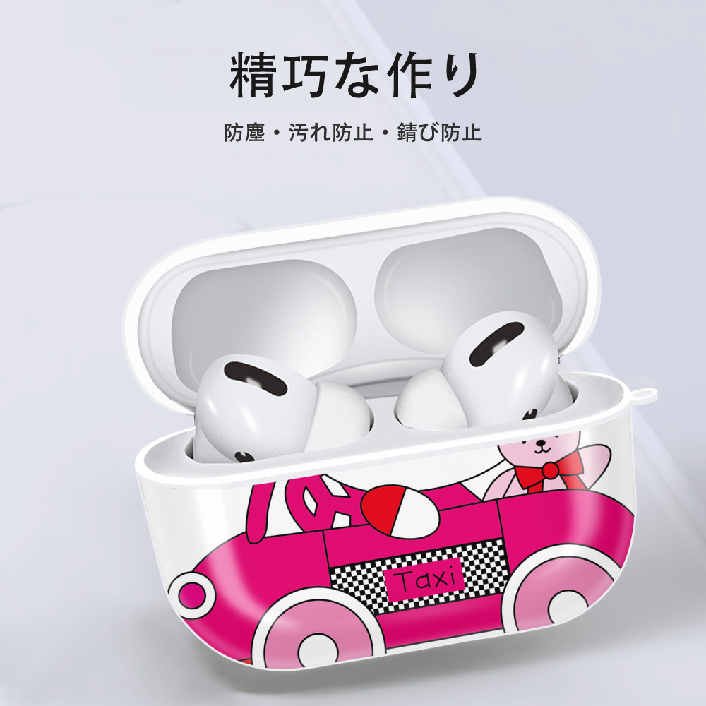Hello Kitty ハローキティ 【AirPods Pro用】ハードシェル保護ケース 耐衝撃・防指紋・カラビナ付き商品仕様