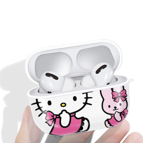 Hello Kitty ハローキティ 【AirPods Pro用】ハードシェル保護ケース 耐衝撃・防指紋・カラビナ付き商品仕様