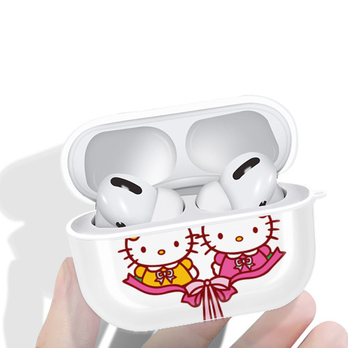 Hello Kitty ハローキティ 【AirPods Pro用】ハードシェル保護ケース 耐衝撃・防指紋・カラビナ付き商品仕様