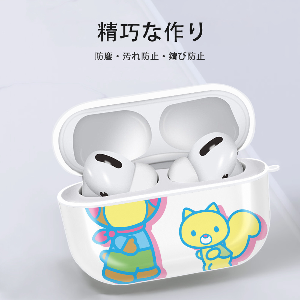 Hello Kitty ハローキティ 【AirPods Pro用】ハードシェル保護ケース 耐衝撃・防指紋・カラビナ付き商品仕様