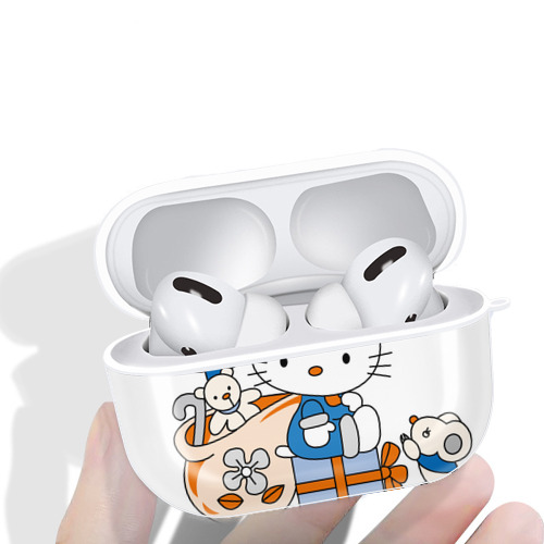 Hello Kitty ハローキティ 【AirPods Pro用】ハードシェル保護ケース 耐衝撃・防指紋・カラビナ付き商品仕様