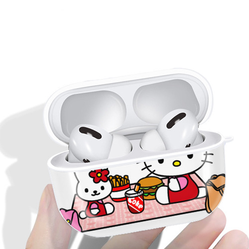 Hello Kitty ハローキティ 【AirPods Pro用】ハードシェル保護ケース 耐衝撃・防指紋・カラビナ付き商品仕様