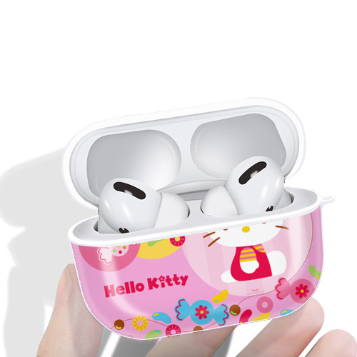 Hello Kitty ハローキティ 【AirPods Pro用】ハードシェル保護ケース 耐衝撃・防指紋・カラビナ付き商品仕様
