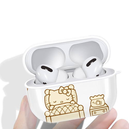 Hello Kitty ハローキティ 【AirPods Pro用】ハードシェル保護ケース 耐衝撃・防指紋・カラビナ付き商品仕様