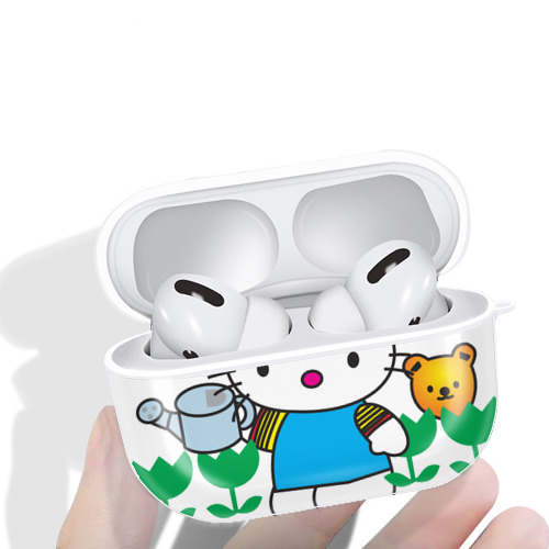 Hello Kitty ハローキティ 【AirPods Pro用】ハードシェル保護ケース 耐衝撃・防指紋・カラビナ付き商品仕様