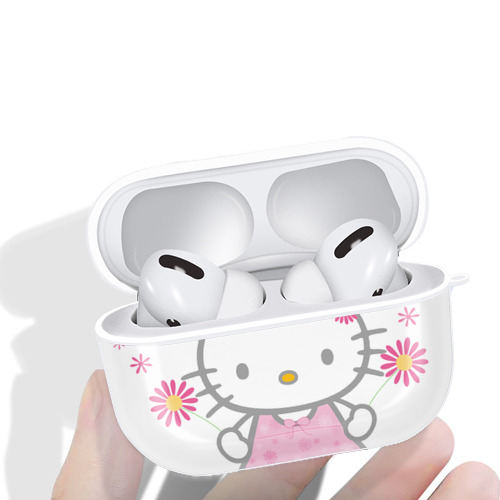 Hello Kitty ハローキティ 【AirPods Pro用】ハードシェル保護ケース 耐衝撃・防指紋・カラビナ付き商品仕様