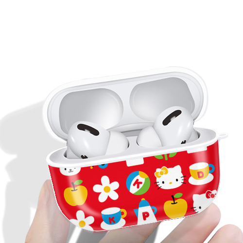 Hello Kitty ハローキティ 【AirPods Pro用】ハードシェル保護ケース 耐衝撃・防指紋・カラビナ付き商品仕様