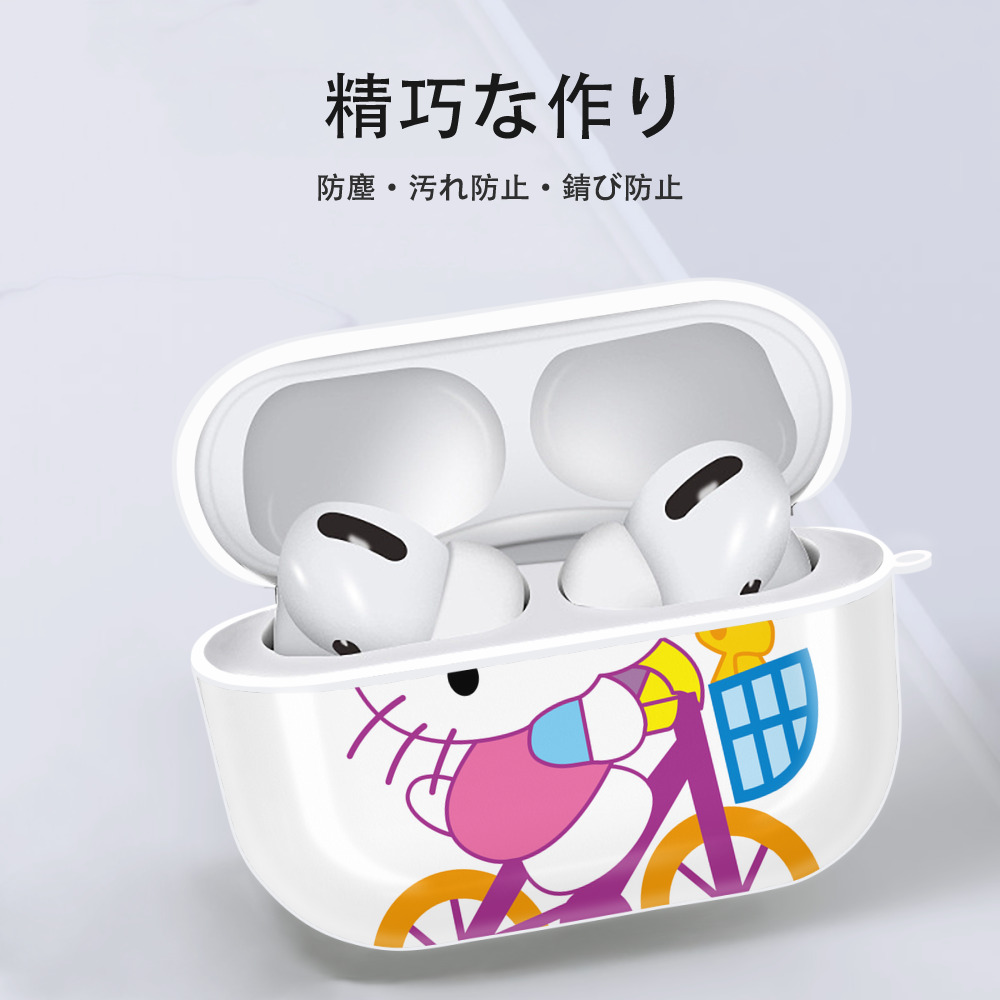 Hello Kitty ハローキティ 【AirPods Pro用】ハードシェル保護ケース 耐衝撃・防指紋・カラビナ付き商品仕様