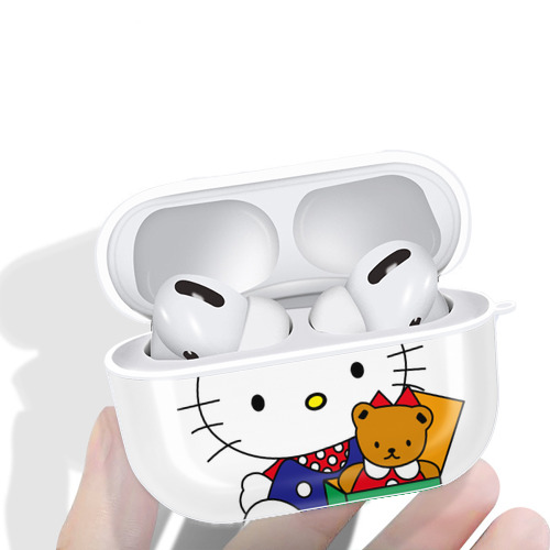 Hello Kitty ハローキティ 【AirPods Pro用】ハードシェル保護ケース 耐衝撃・防指紋・カラビナ付き商品仕様