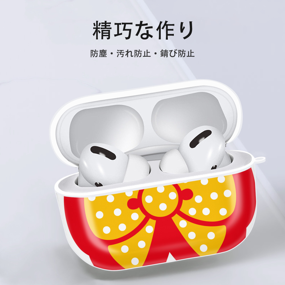 Hello Kitty ハローキティ 【AirPods Pro用】ハードシェル保護ケース 耐衝撃・防指紋・カラビナ付き商品仕様
