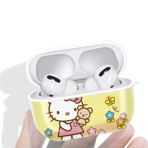 Hello Kitty ハローキティ 【AirPods Pro用】ハードシェル保護ケース 耐衝撃・防指紋・カラビナ付き商品仕様