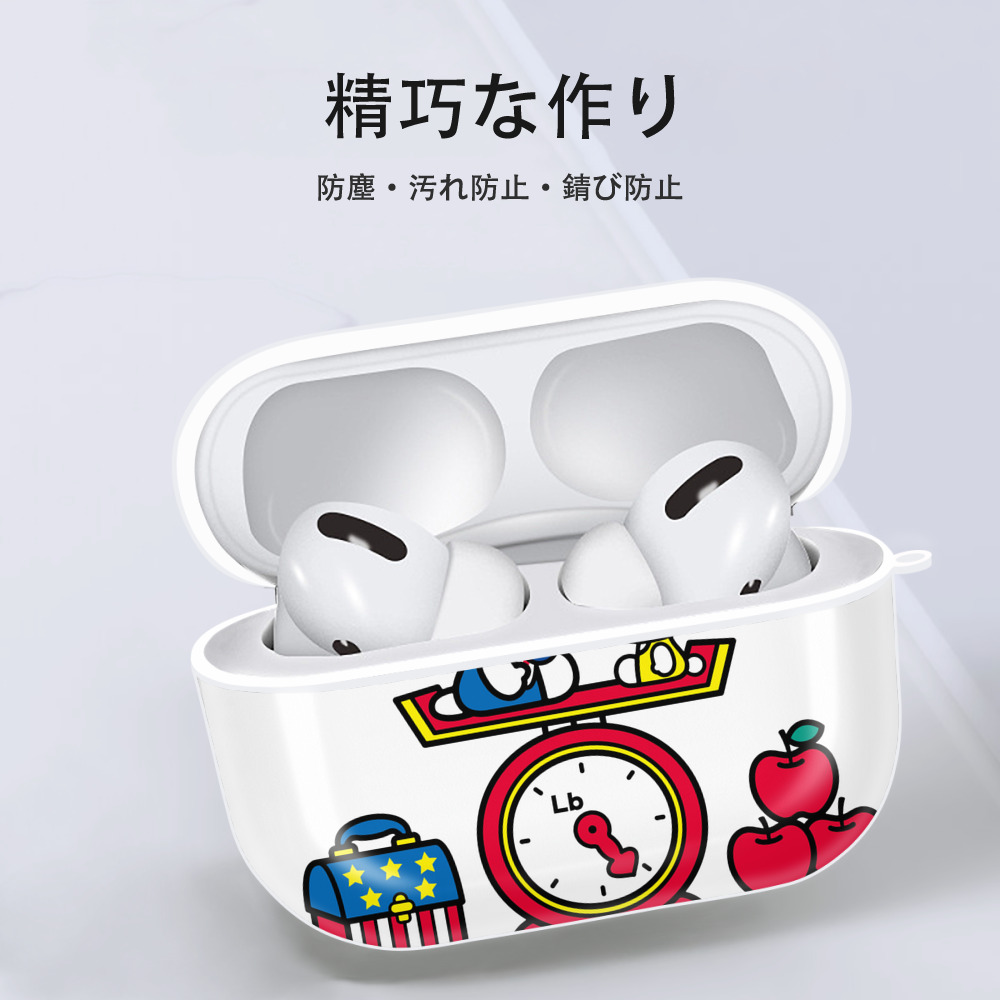 Hello Kitty ハローキティ 【AirPods Pro用】ハードシェル保護ケース 耐衝撃・防指紋・カラビナ付き商品仕様