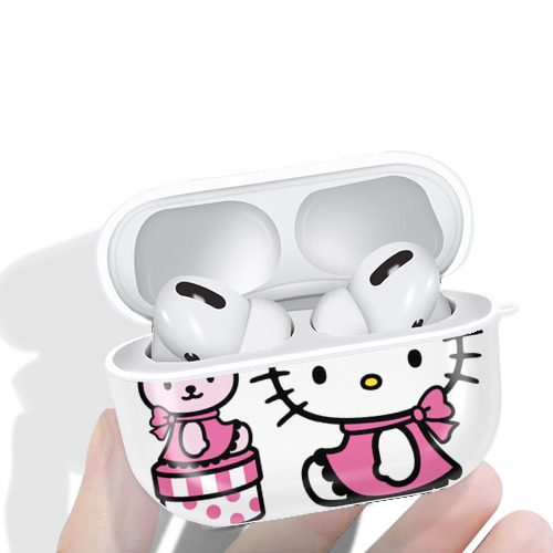 Hello Kitty ハローキティ 【AirPods Pro用】ハードシェル保護ケース 耐衝撃・防指紋・カラビナ付き商品仕様