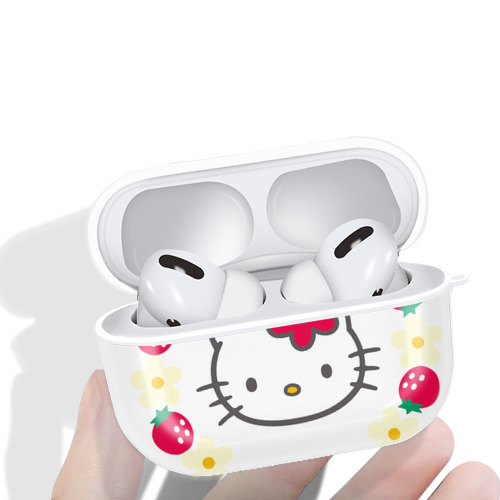 Hello Kitty ハローキティ 【AirPods Pro用】ハードシェル保護ケース 耐衝撃・防指紋・カラビナ付き商品仕様