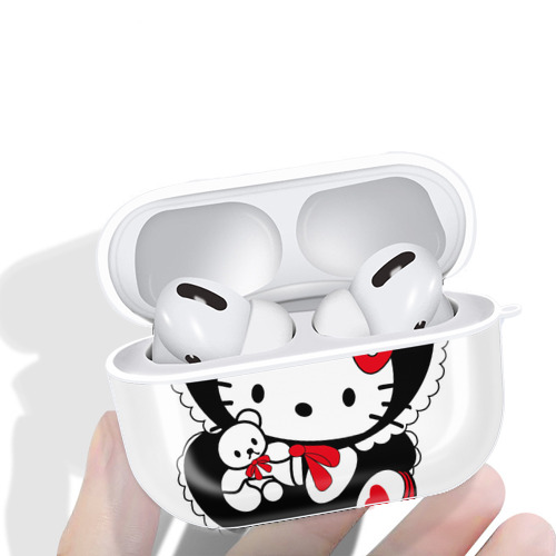 Hello Kitty ハローキティ 【AirPods Pro用】ハードシェル保護ケース 耐衝撃・防指紋・カラビナ付き商品仕様