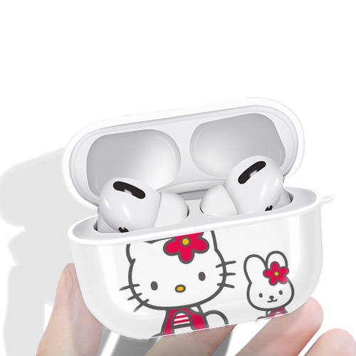 Hello Kitty ハローキティ 【AirPods Pro用】ハードシェル保護ケース 耐衝撃・防指紋・カラビナ付き商品仕様