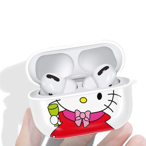 Hello Kitty ハローキティ 【AirPods Pro用】ハードシェル保護ケース 耐衝撃・防指紋・カラビナ付き商品仕様