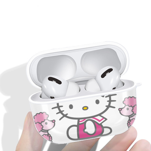 Hello Kitty ハローキティ 【AirPods Pro用】ハードシェル保護ケース 耐衝撃・防指紋・カラビナ付き商品仕様