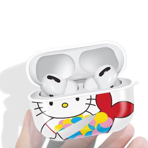 Hello Kitty ハローキティ 【AirPods Pro用】ハードシェル保護ケース 耐衝撃・防指紋・カラビナ付き商品仕様
