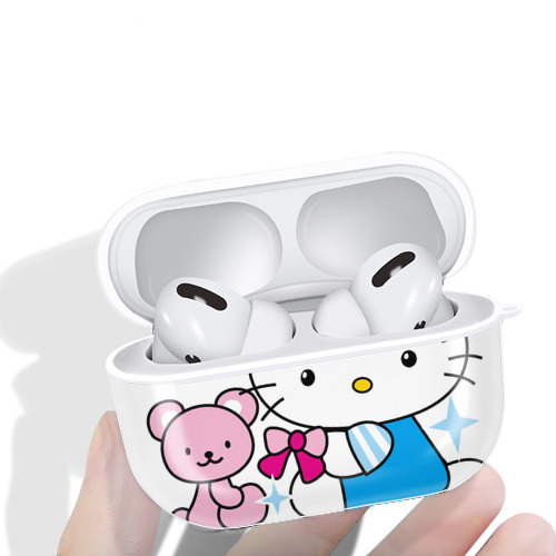 Hello Kitty ハローキティ 【AirPods Pro用】ハードシェル保護ケース 耐衝撃・防指紋・カラビナ付き商品仕様