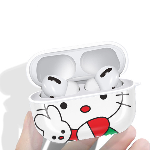 Hello Kitty ハローキティ 【AirPods Pro用】ハードシェル保護ケース 耐衝撃・防指紋・カラビナ付き商品仕様