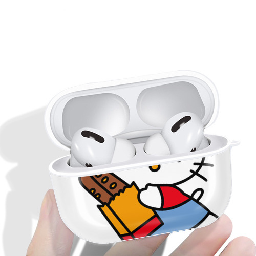 Hello Kitty ハローキティ 【AirPods Pro用】ハードシェル保護ケース 耐衝撃・防指紋・カラビナ付き商品仕様