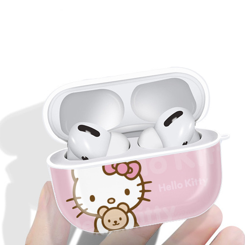 Hello Kitty ハローキティ 【AirPods Pro用】ハードシェル保護ケース 耐衝撃・防指紋・カラビナ付き商品仕様