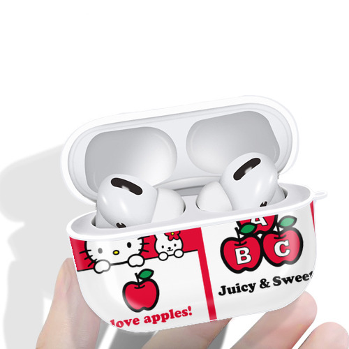 Hello Kitty ハローキティ 【AirPods Pro用】ハードシェル保護ケース 耐衝撃・防指紋・カラビナ付き商品仕様